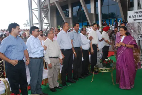 Flag hoisting, 15 August 2012, photograph 2 of 21