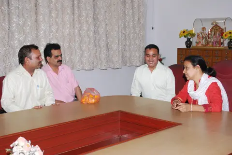 Delegation of blind students of Saksham, photograph 5 of 18