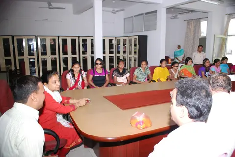 Delegation of blind students of Saksham, photograph 8 of 18