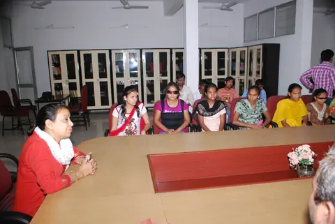 Delegation of blind students of Saksham, photograph 12 of 18