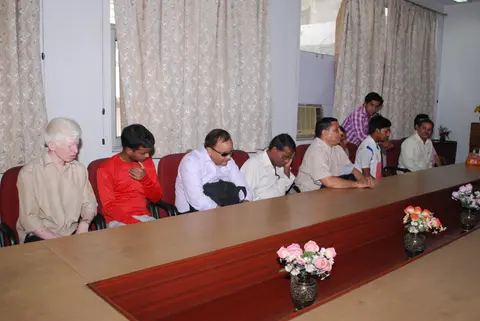 Delegation of blind students of Saksham, photograph 13 of 18