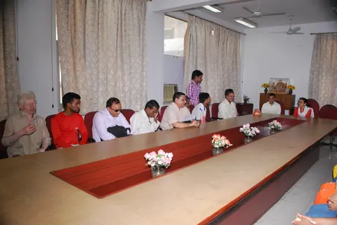 Delegation of blind students of Saksham, photograph 14 of 18