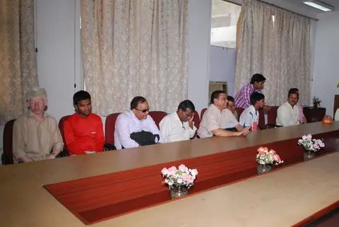 Delegation of blind students of Saksham, photograph 15 of 18